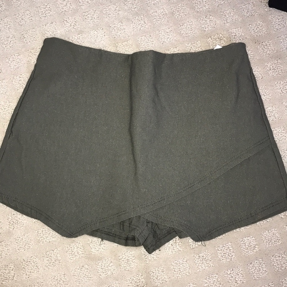 Green Mini Skirt